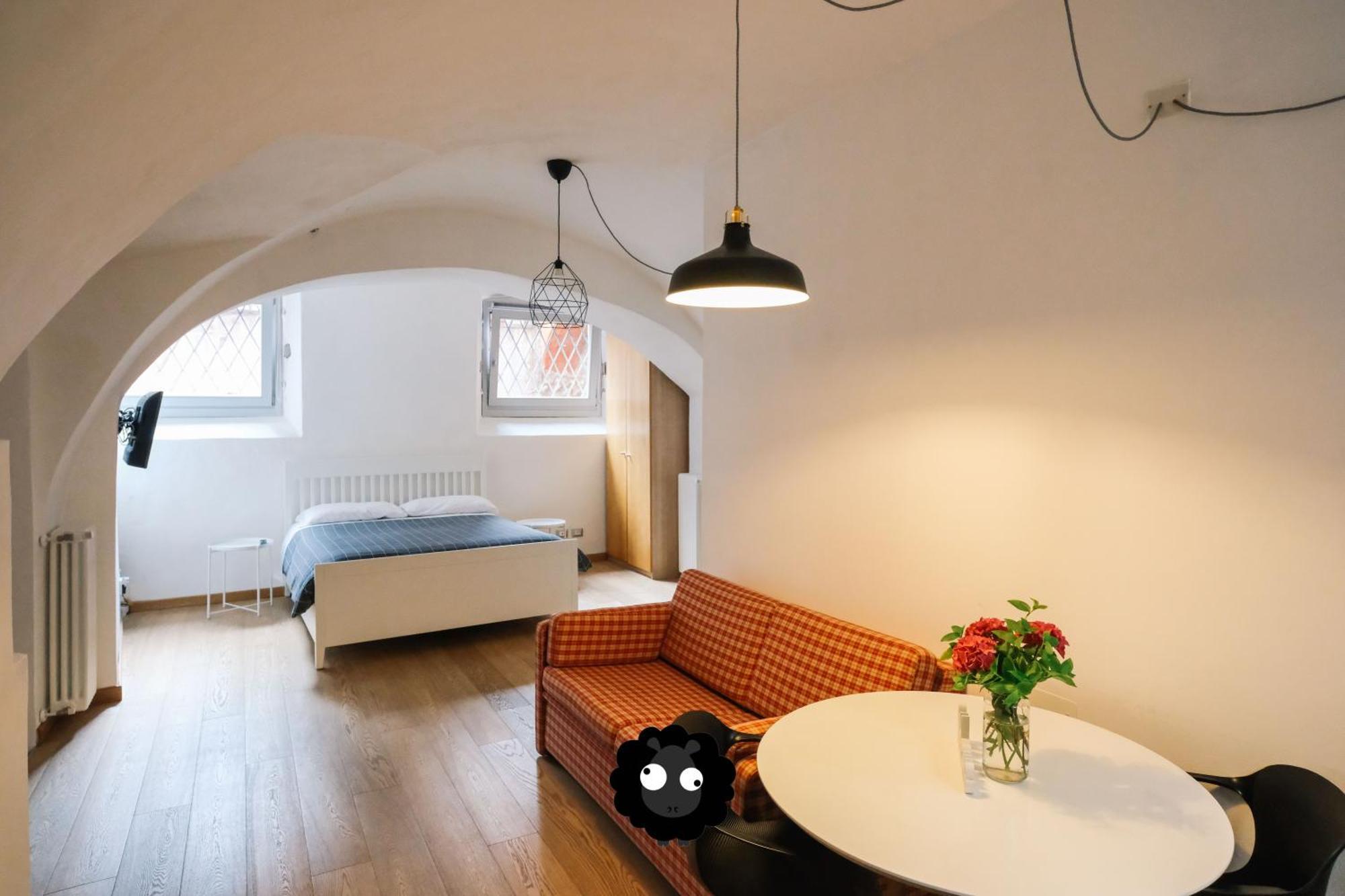 Ferienwohnung Flat Il Torrazzo XIII Secolo Alzano Lombardo Exterior foto